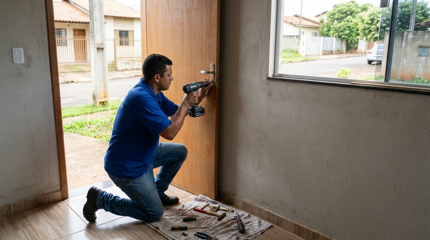 Instalação de Fechadura Residencial profissional em Porto Alegre‑RS